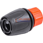 Соединитель (коннектор) для шланга 1/2", без аквастопа, пластик ЖУК