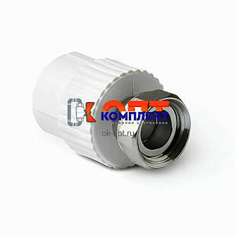 Муфта комбинированная с накидной гайкой 32 х 3/4"F "ViEiR" (150/15шт) 1