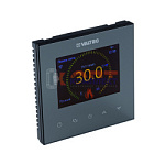 Комнатный WIFI-хронотермостат с цветным дисплеем для электрического теплого пола, черный