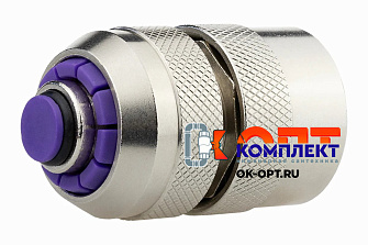 полив коннектор 1/2" с аквастопом (латунь) 2