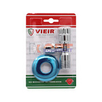 Венитиль-цанга угловой хромированный 1/2 х3/8 х10мм  VIEIR  хром(120/1шт)