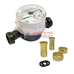 водосчетчик НОРМА СВКМ-15У универсальный ЧК (с штуцерами) (1/20шт)