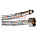 Гибкая подводка для смесителя 1/2"*М10 (пара),  30см., гайка латунь, ELKA серия LUX (упак. 160шт) 0