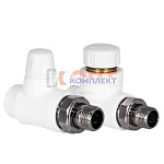 PPR TEBO Комплект №7 - УГЛОВОЙ 1/2 (Клапан терм. 20x1/2, кл.запорный 20x1/2) (1/17шт)