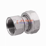 Полусгон никелированный прямой с накидной гайкой 1"x3/4" (ВР) (200/10шт)