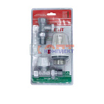 Комплект термостатический VR для подключения рад-ра 1/2 ПРЯМОЙ (3 в 1 ) (1/25шт)