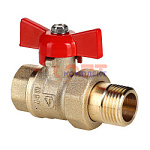 Кран шар. СТАНДАРТ (PN40) с полусгоном 1/2", вн.-нар. (60шт)