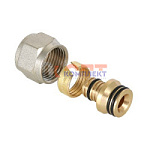 Соединитель коллекторный обжимной для м./п. трубы 16 (2,0)   (10 /300шт)