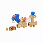 Автоматический  регулятор перепада давления в комплекте со статическим балансировочным клапаном 3/4"