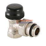 Клапан термостатический для радиатора угловой с преднастройкой (KV 0,1-0,6) 1/2" (10 /80шт)