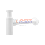 Сифон для раковины, цвет белый (20/1шт)