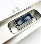 Душевой трап с сухим затвором, белый - 600 мм (4шт)