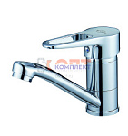 смеситель для кух. мойки, кер. картридж ⌀35, шпилька, излив 150мм, хром 4L-B045 (2шт в коробке)