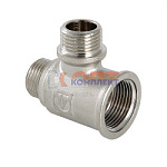 Тройник с двумя переходами на нар. р. 3/4"х3/4"х1/2"" вн.-нар.-нар.  (10 /60шт)