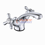 Смеситель двуручковый для умывальника VIEIR (1/10шт)