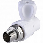 П/П Кран шаровой для радиатора 20х1/2" прямой (сталь шар) (10 /100шт)