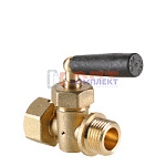 Кран для манометра трехходовой 1/2"