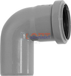ПП TEBO Отвод канализационный 40 87,5 град. (1/230шт)