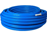 Труба EVOH PE-Xa в изоляции 25х3,5х 6,  50м синяя, RTP