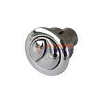 кнопочный узел АСД 77.3 двухкнопочный ХРОМ (Уклад)