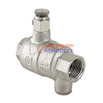 Обратный клапан с дренажем и воздухоотводчиком  3/4" (8 /32шт)