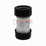 Муфта для соединения стальных и полимерных труб 3/4"X3/4" (64/8шт)