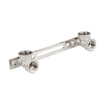 Уголки на планке для смесителя 1/2"x1/2" - 2 вн-вн AQUALINK (25/1)