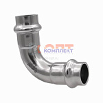 Уголок 90° внутренний/внутренний из нержавеющей стали 76.1x76.1  "VER-PRO" (9/1шт)