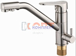 Смеситель для кухни с фильтром и поворотным изливом (биканальный) (10/1шт)