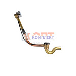 Обвязка медно-латунная для ванны клик-клак  АВТОМАТ горловина и ручка хром металл VR (1/10шт)