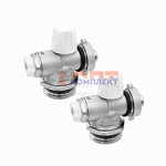 Концевой элемент для коллектора  с краном маевского 1" (60/2шт)