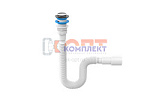 Сифон гофрированный 1 1/2"х40/50, с механизмом click-cluck, длинна max 750мм (75шт)