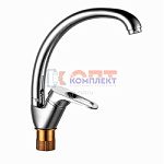 Смеситель одноручковый для кухни с поворотным высоким изливом VIEIR (1/10шт)