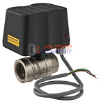 Кран шар. двухход. 1", с сервоприводом