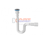 Сифон гофрированный 750мм, выпуск 64мм без клипсы, гибкая труба 1 1/2- Ø40/50 (75шт)