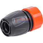 Соединитель (коннектор) для шланга 3/4", без аквастопа, пластик ЖУК
