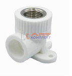 PPR ТМ уголок с крепежом 20х1/2 вн  (160/20шт)