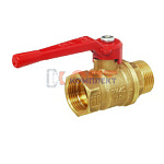 БАЗ латунь кран шаровой 11Б27п1 Ду15 вр/нр рычаг PN40 (60шт)