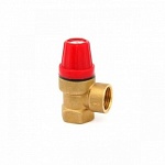 Клапан предохранительный 1/2"вн х1/2"вн красный VR 6 бар (100/10шт)
