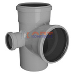 ПП TEBO Крестовина канализ.2-хпл. левая 110-110-50 87,5 град. (1/25шт)