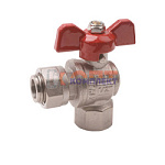 Кран угловой с накидной гайкой 1/2" вн-вн VR (14/112шт)