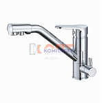 Смеситель для кухни с фильтром и поворотным изливом (биканальный) (10/1шт)