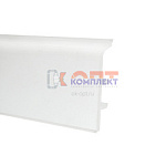 Плинтус ПВХ 20мм для скрытой проводки кабеля (в95хг20хд2200мм) белый (1/20шт)