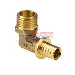 Угольник надвижной с переходом на нар.р. 20(2,8) х 1/2"