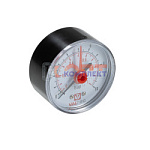 Манометр-индикатор с осевым подключением; 50мм; 0…10 бар; 1/4"