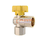 Кран газовый УГЛОВОЙ VIEIR вн-вн 1/2  бабочка (10/120шт)