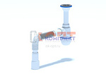 Сифон Ани 1 1/2"* 40с гибкой трубой 40х40/50  (30 шт)