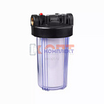 Фильтр колбовый магистральный ВВ10 с картриджем РР и креплением ПРОЗРАЧНЫЙ (4шт)