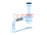 Сифон Ани Грот 1 1/2"* 40 с гибкой трубой 40х50  (30 шт)