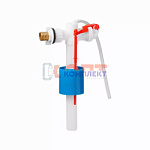 клапан впускной БОКОВОЙ подвод для слив. бачка резьба латунь 1/2" (в коробке) (30шт)